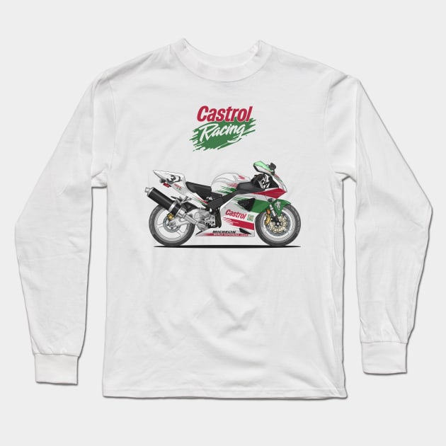 Castrol race bike Long Sleeve T-Shirt by MOTO EGO